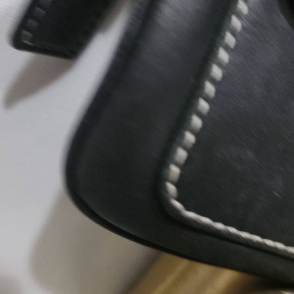 Coach Soho black leather buckle wristlet clutch bag. Y2K - Picture 6 of 12